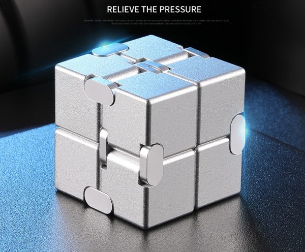 Customized Versatile Infinite Rubik's Cube Release Finger Decompression Magic Device Wireless Decompression Boys' Toy Alloy