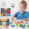 Face changing Rubik's cube puzzle Tiktok the same popular children's parent-child interactive board game thinking wooden educational toys - Image 3