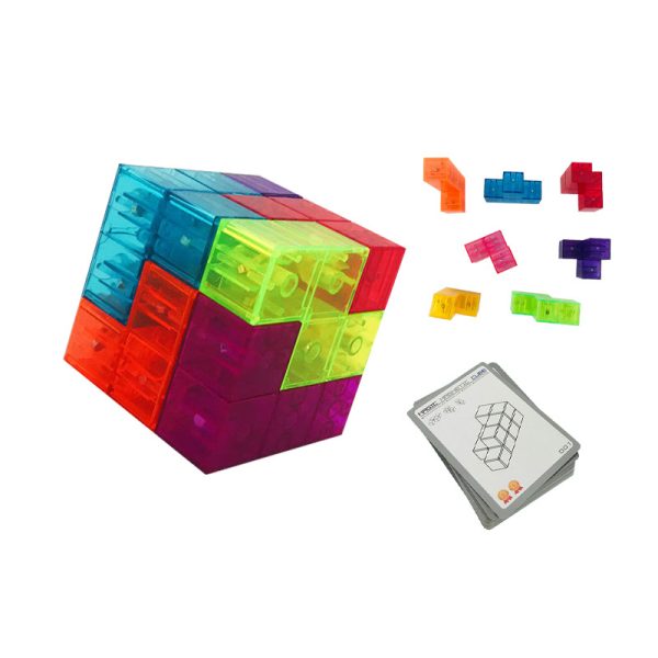 Three dimensional and versatile Ruban Rubik's Cube magnetic force combination for children's puzzle hands-on thinking cultivation toys